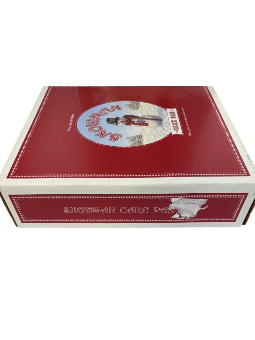 Williams Sonoma Nordic Ware Snowman Cake Pan Aluminum Mold Christmas Holiday